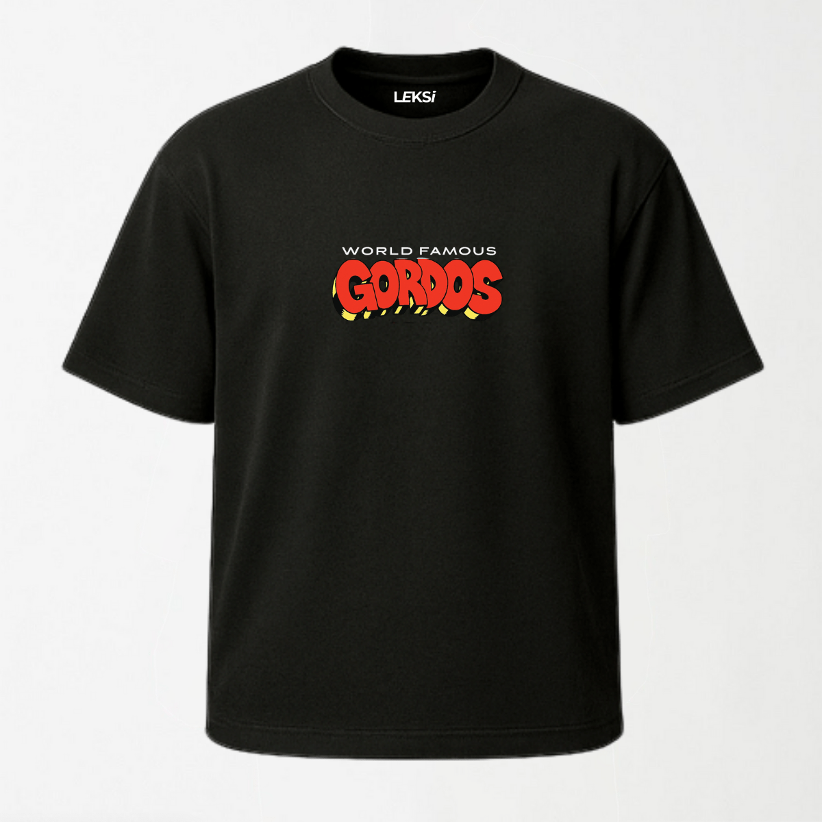 World Famous Gordos - Round Neck Unisex T Shirt S - Premium Unisex Graphic T-Shirt | LEKSI Pakistan