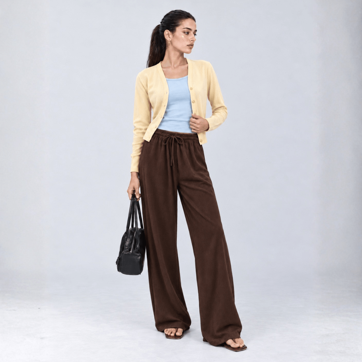 Yellow Drop Needle Cardigan S - Premium Unisex cardigan | LEKSI Pakistan
