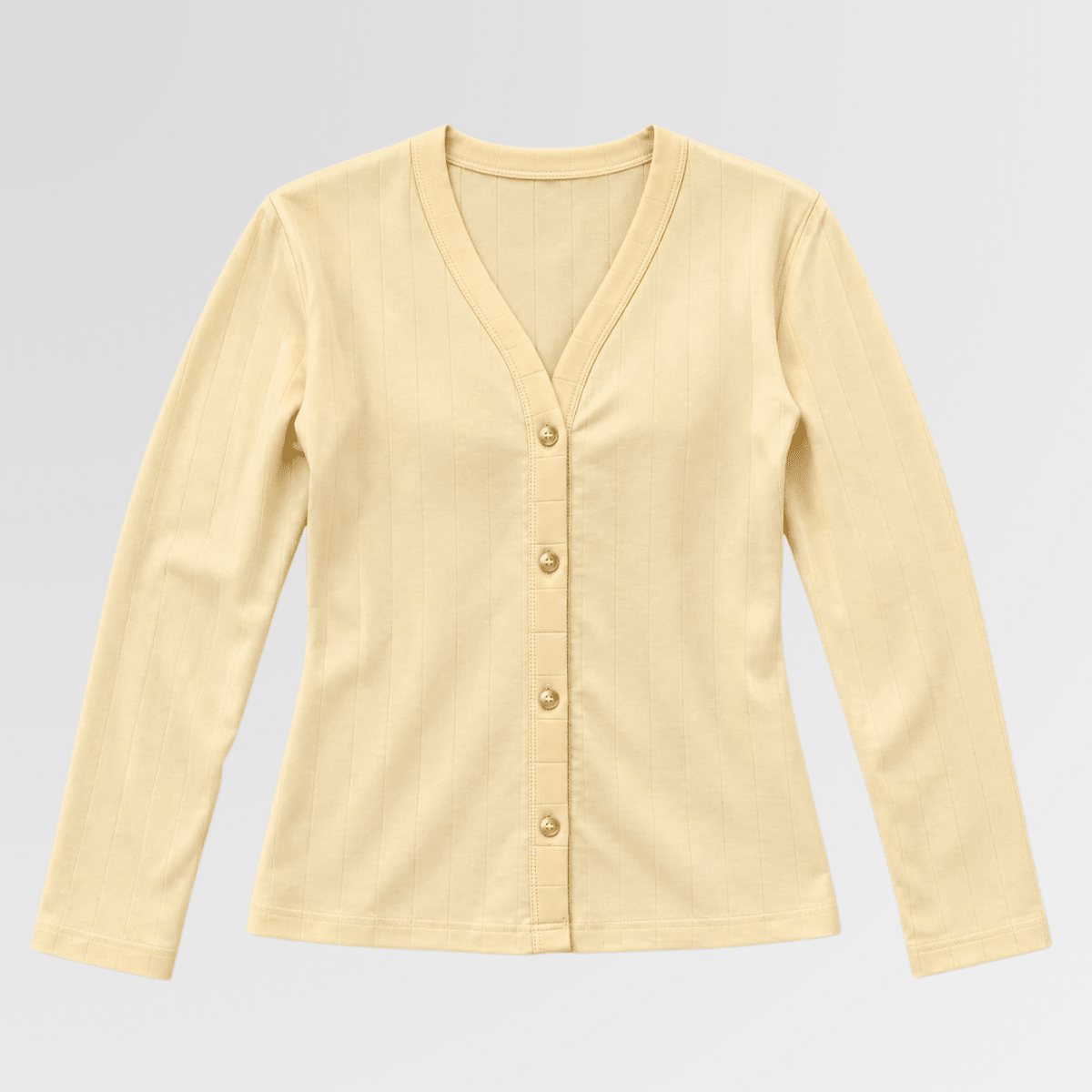 Yellow Drop Needle Cardigan S - Premium Unisex cardigan | LEKSI Pakistan