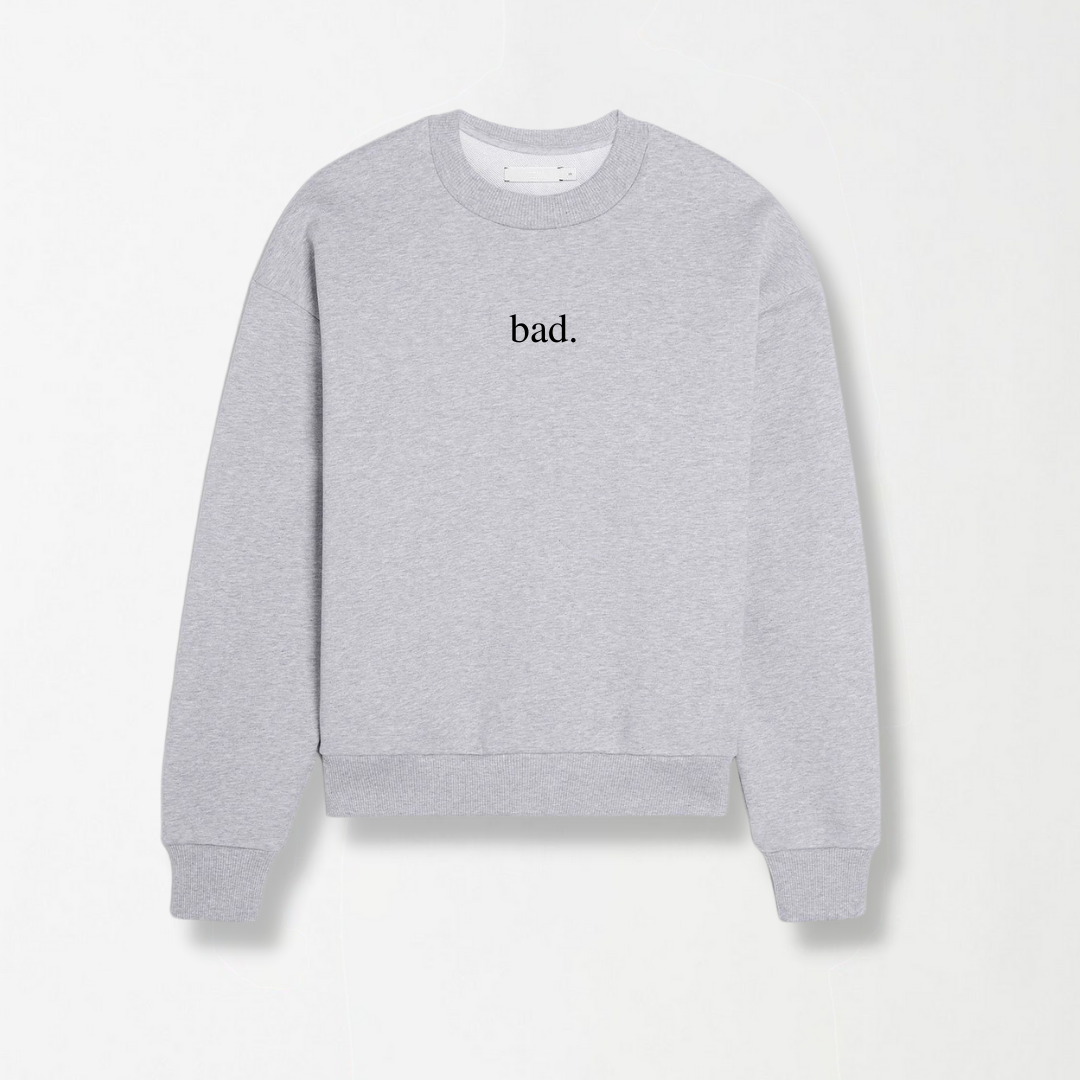 Grey Unisex Sweatshirt - MOOD (Bad)