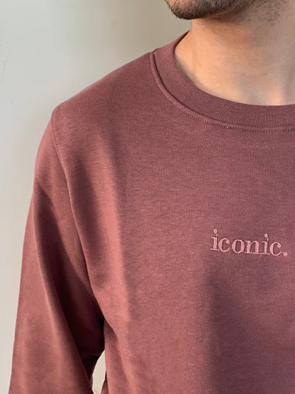 Cinnamon Brown Unisex Sweatshirt - MOOD (Iconic)