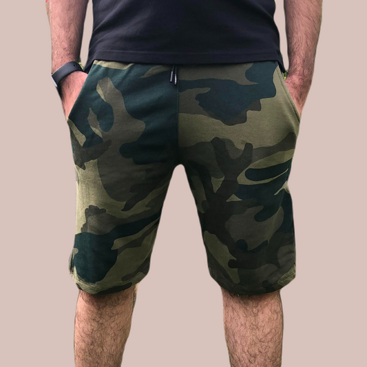 Olive Camo Shorts