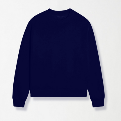 Navy Unisex Fleece Sweatshirt