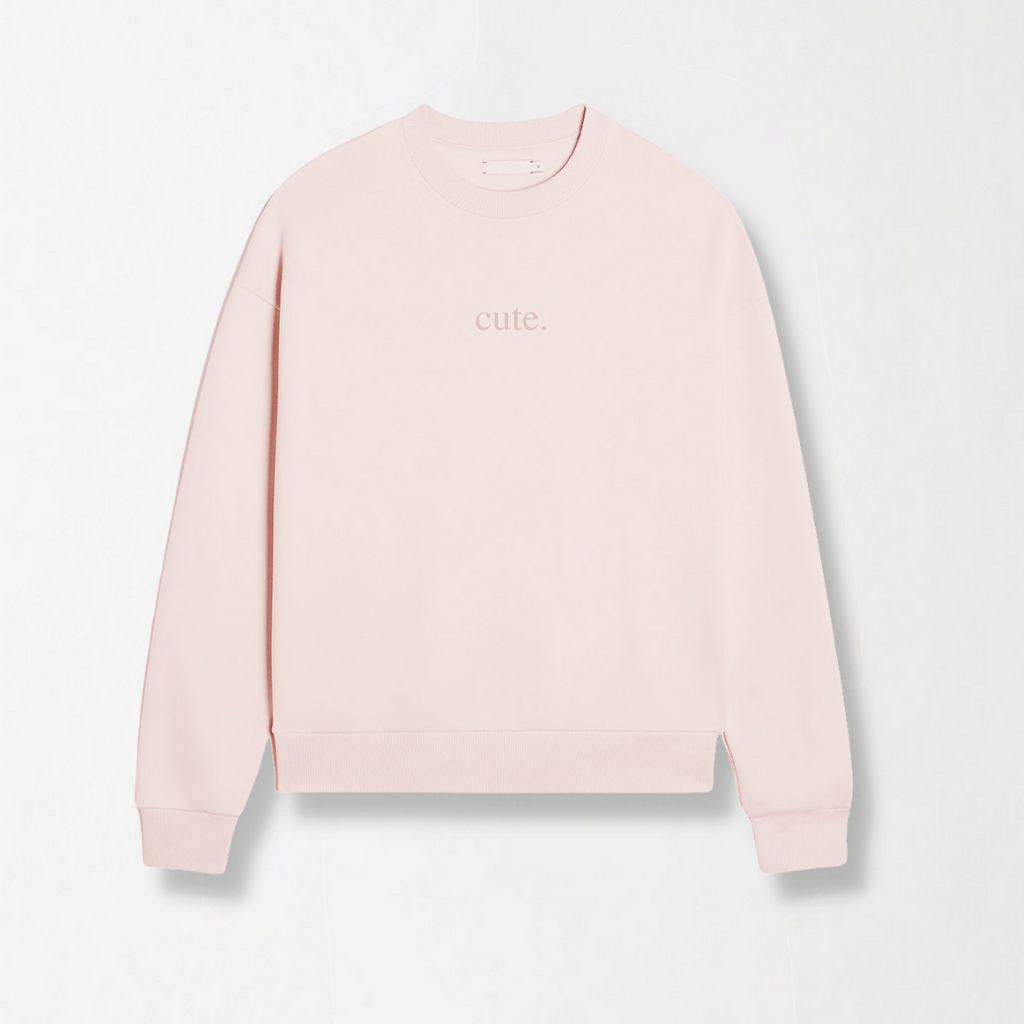 Baby Pink Unisex Sweatshirt - MOOD (Cute)