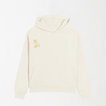 Beige Owl - Off White Graphic Hoodie S - Premium Unisex | LEKSI Pakistan
