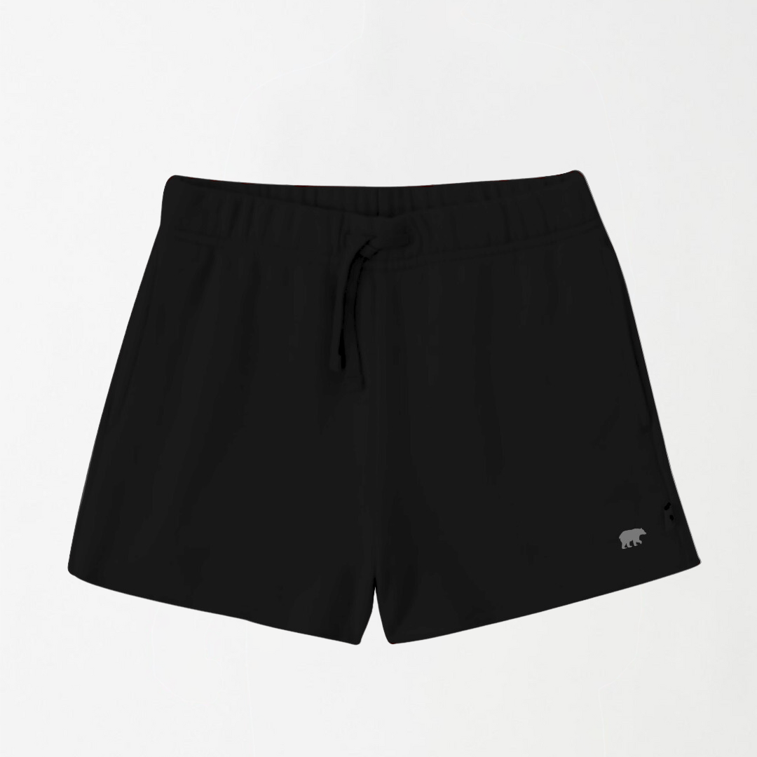Black Unisex Kids Shorts 12 - 18 Months - Premium Unisex | LEKSI Pakistan