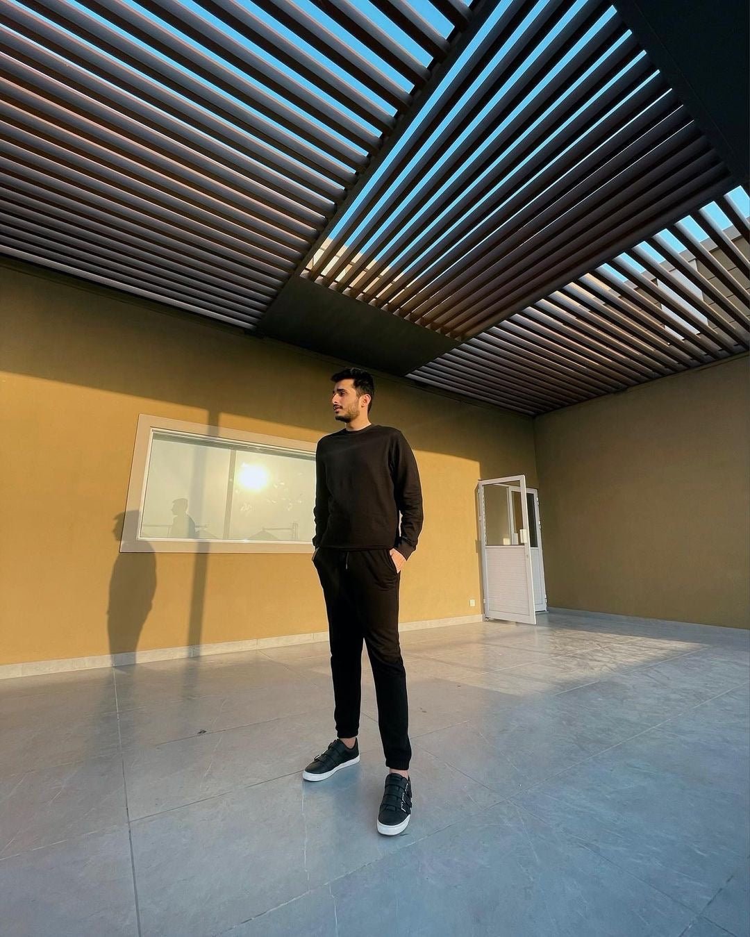 Black Unisex Sweatpants - French Terry (Summer - Friendly) XXS - Premium Unisex Sweatpants | LEKSI Pakistan