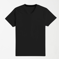 Black Unisex V - Neck T-Shirt XXS - Premium Unisex | LEKSI Pakistan