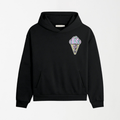 BLACKPINK Ice Cream Cone - Black Graphic Hoodie S - Premium Unisex | LEKSI Pakistan