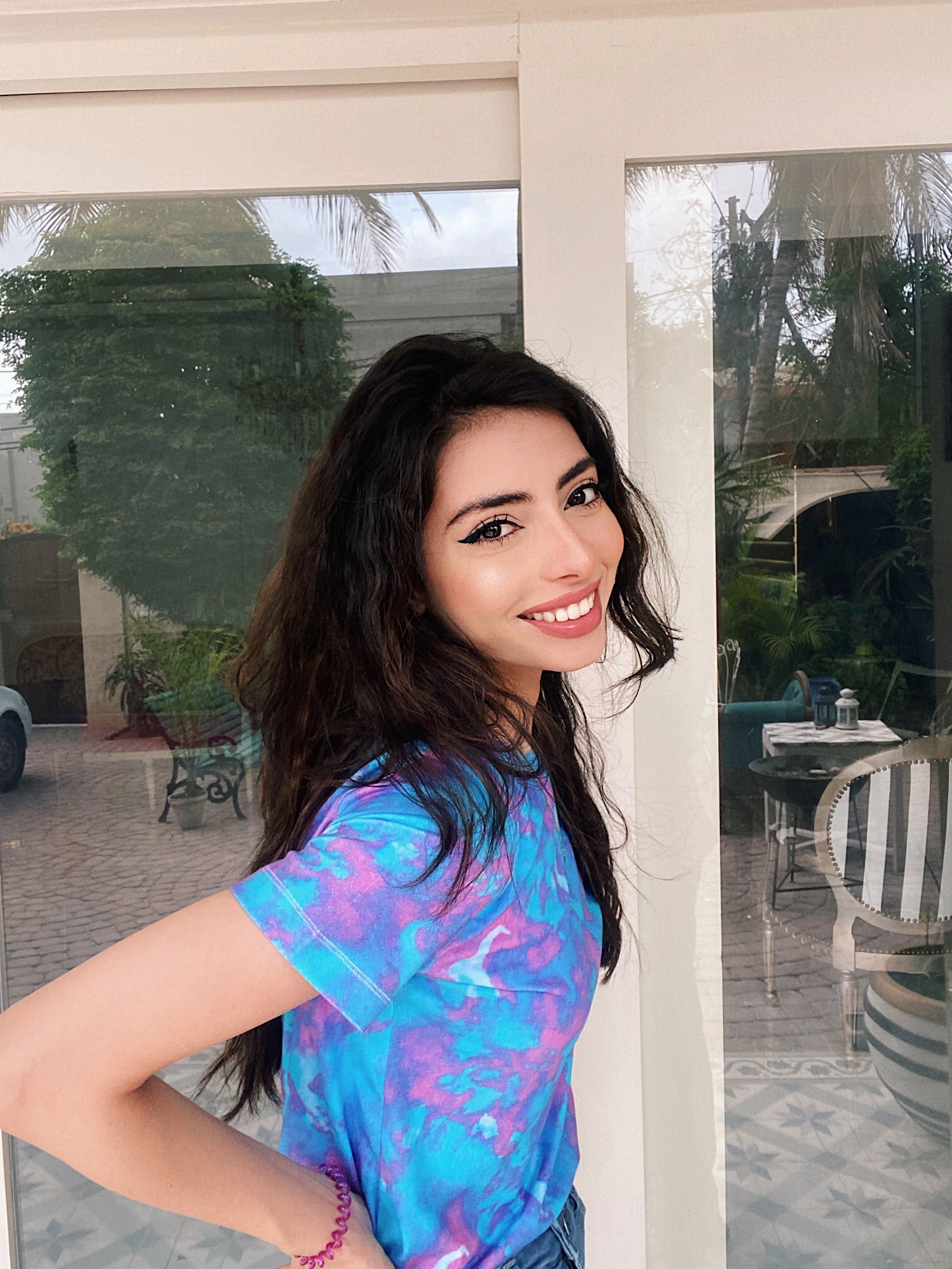 Blue and Purple Mirage T-Shirt XS - Premium Unisex | LEKSI Pakistan