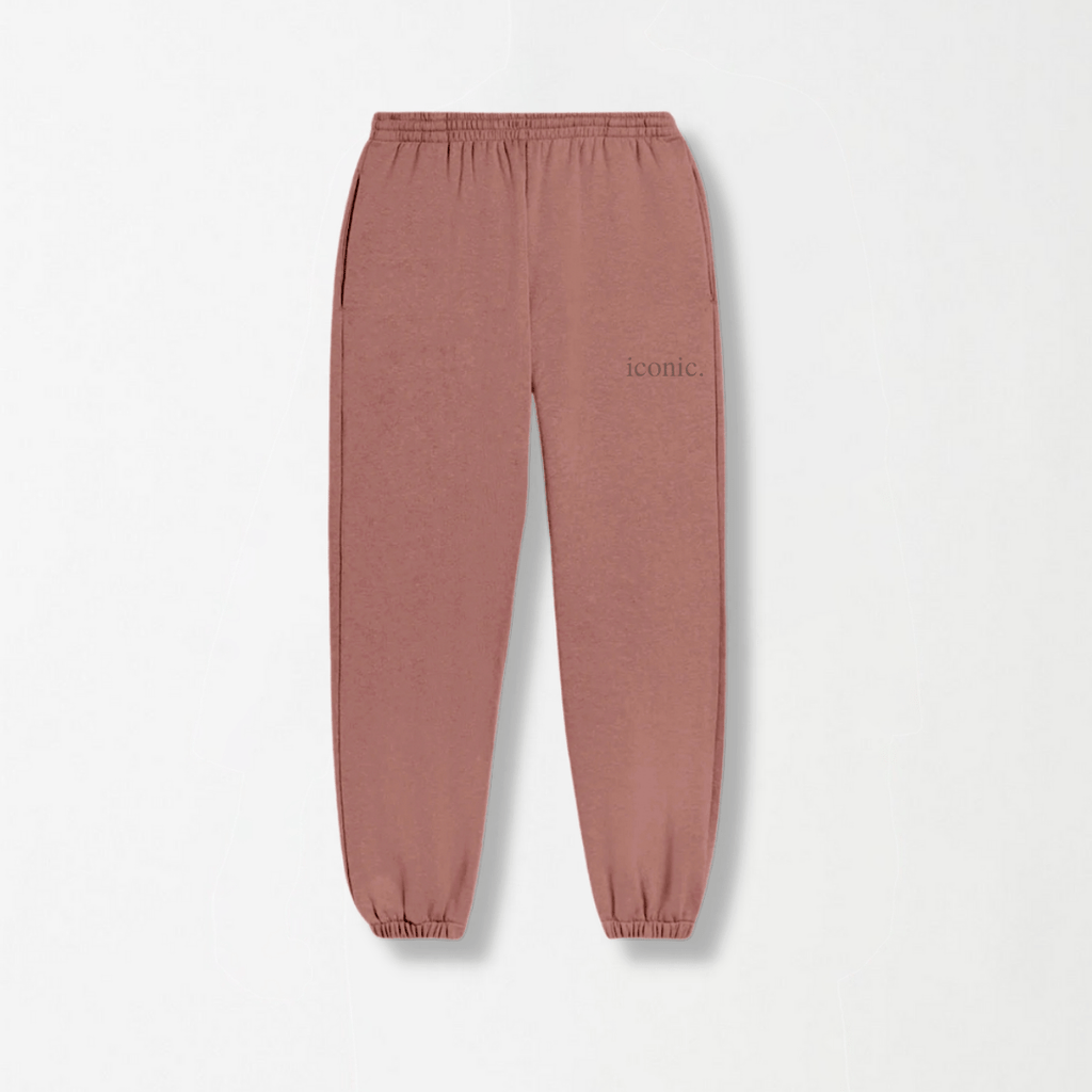 Cinnamon Brown Unisex Sweatpants - MOOD (Iconic) XS - Premium Unisex Sweatpants | LEKSI Pakistan