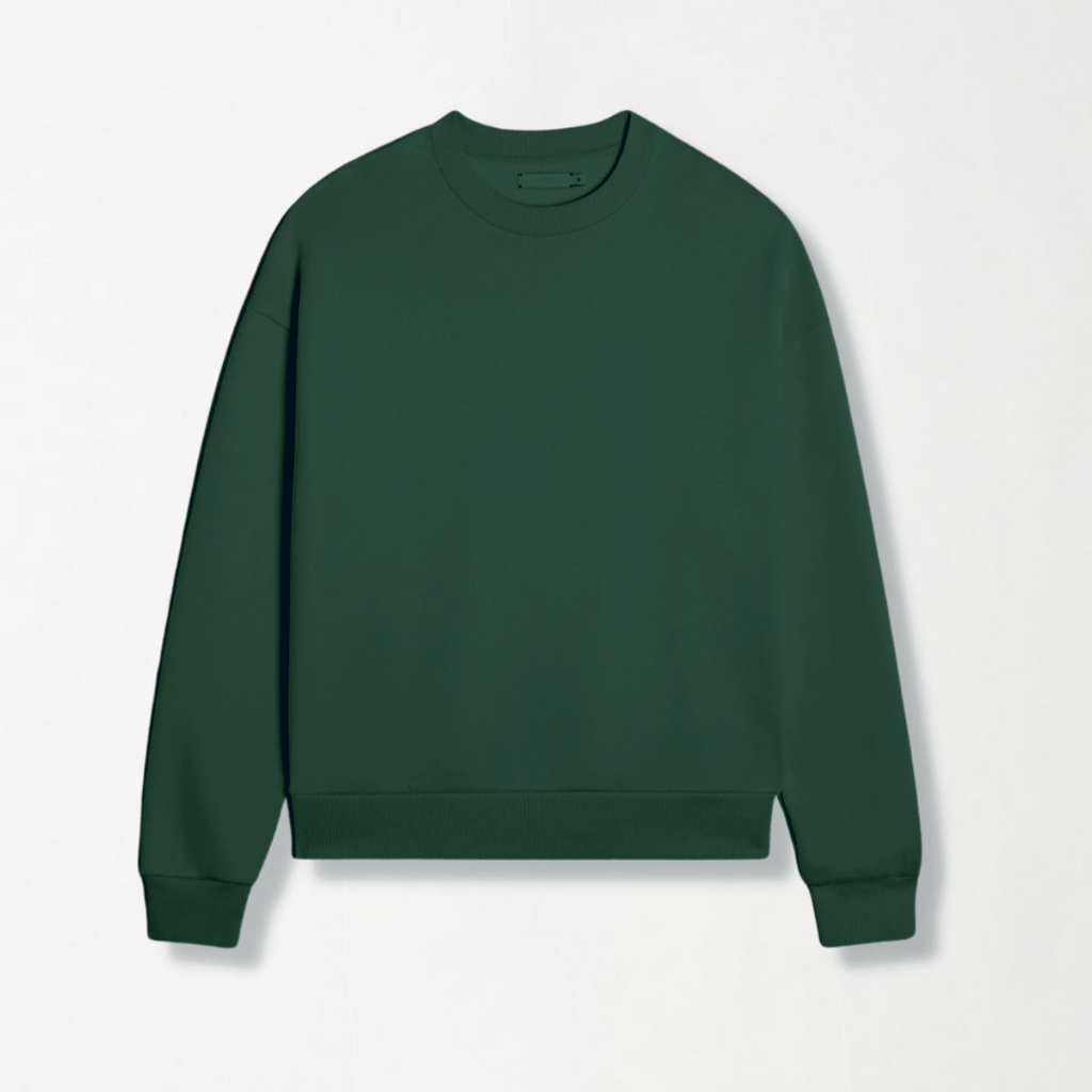 Dark Green Unisex Sweatshirt S - Premium Unisex | LEKSI Pakistan