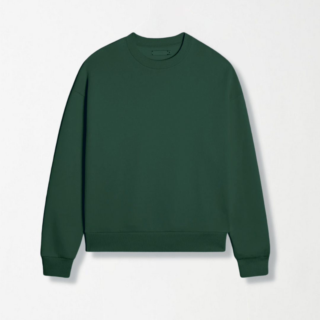 Dark Green Unisex Sweatshirt S - Premium Unisex | LEKSI Pakistan