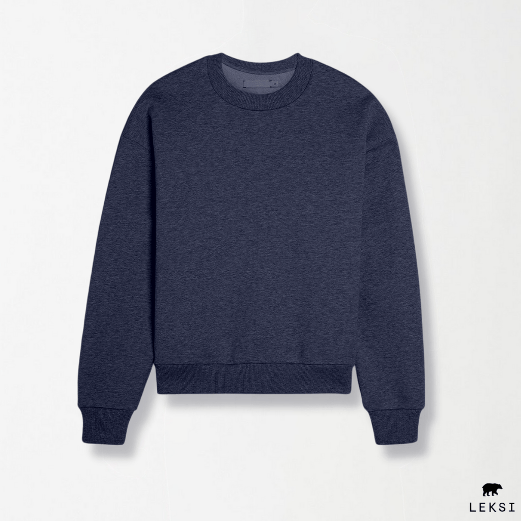 Grey Marl Unisex Sweatshirt S - Premium Unisex | LEKSI Pakistan