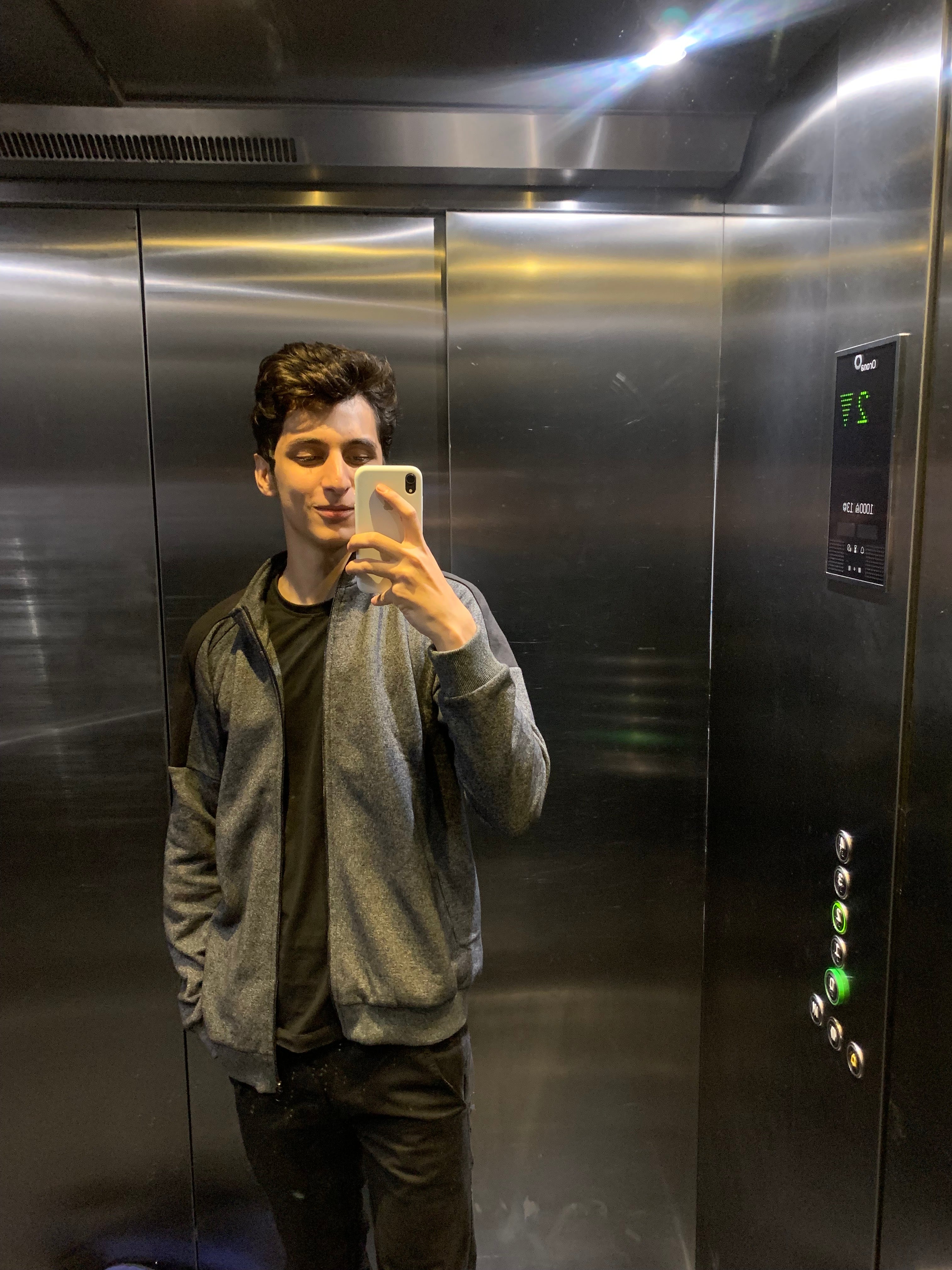 Grey Marl Zipper Jacket S - Premium Unisex | LEKSI Pakistan