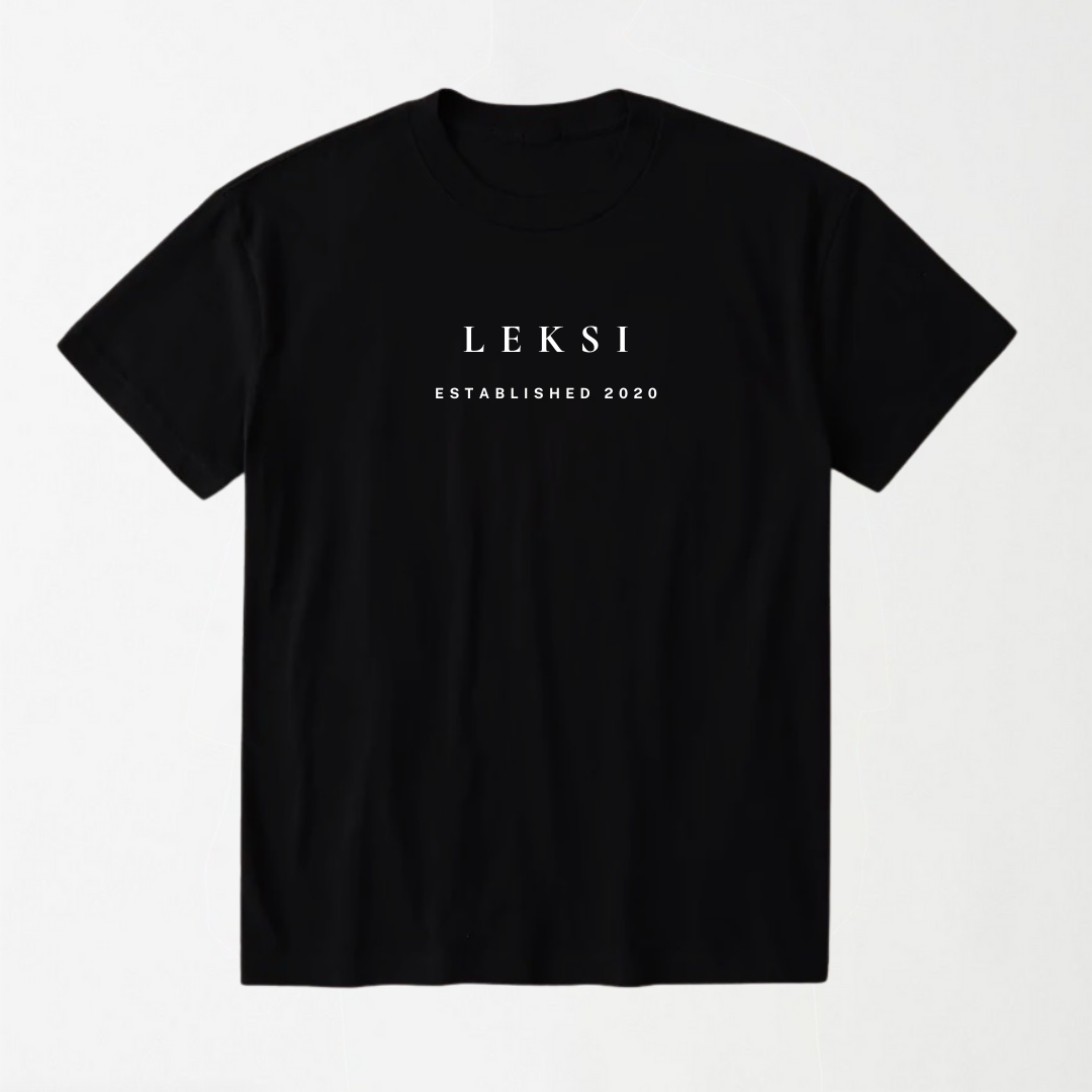 LEKSI Unisex Signature T-Shirt - With High Density Printing