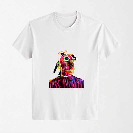 This Is Art - White Round Neck Unisex T-Shirt