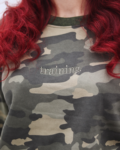 Army Print Unisex Sweatshirt or Hoodie - MOOD (Training)