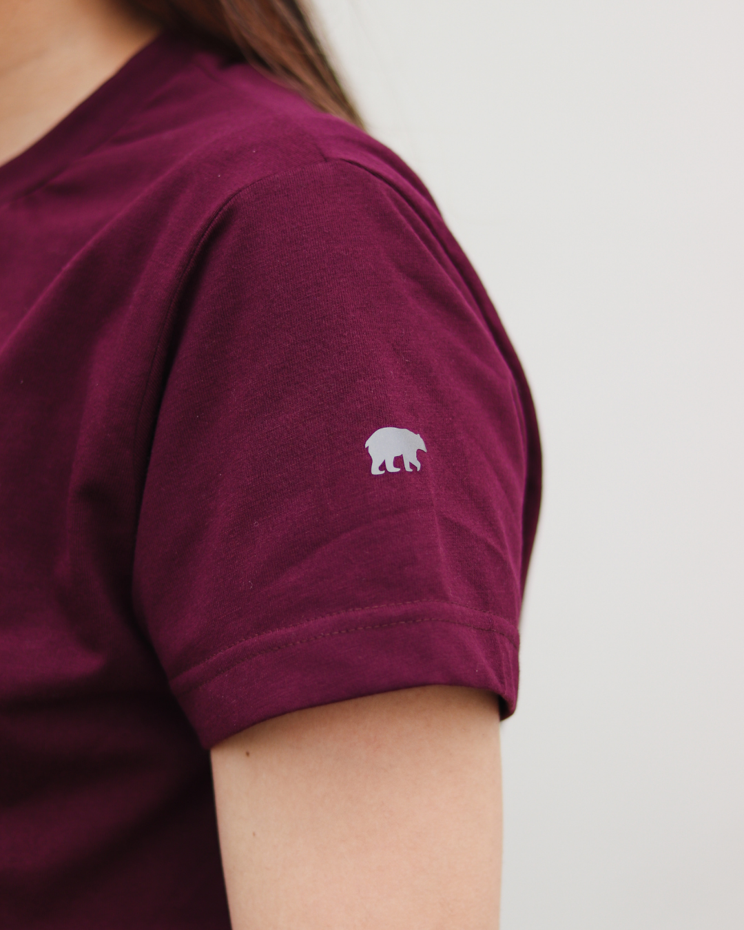 Purple - Plain Round Neck Unisex T-Shirt