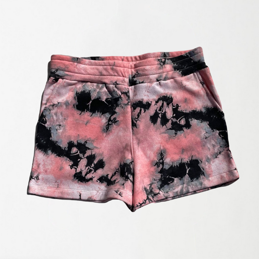 Pink Abstract Shorts