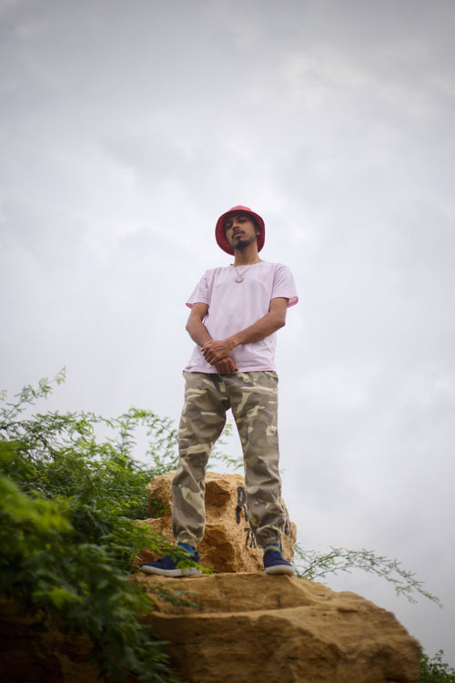 Khaki Camo Cargos XS - Premium Unisex | LEKSI Pakistan