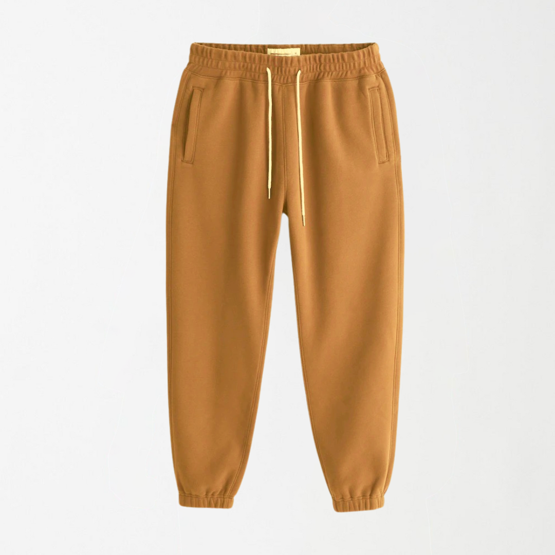 Light Brown Unisex Fleece Sweatpants (Winter-Friendly)