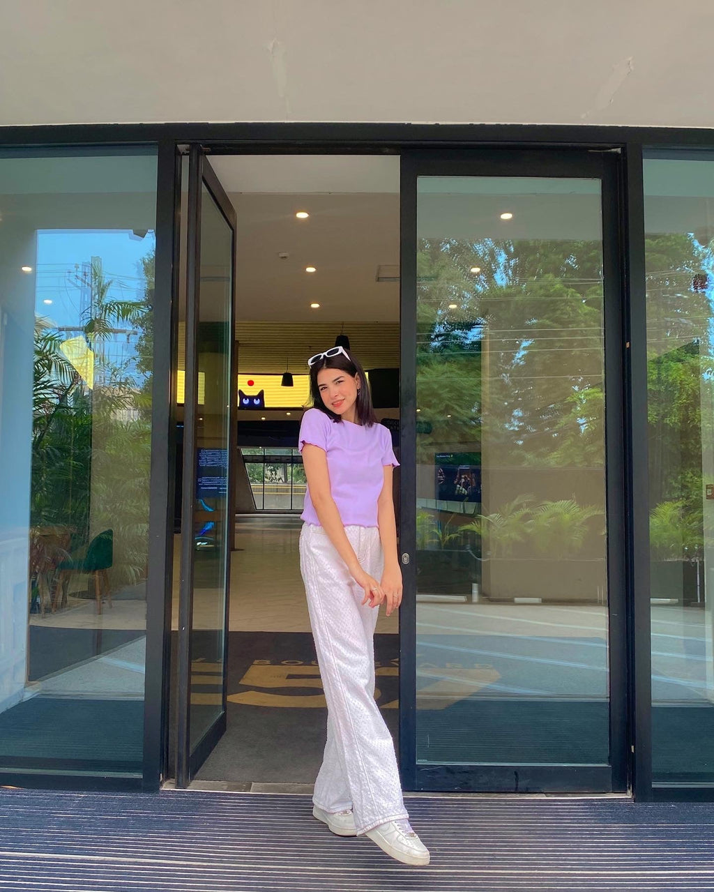 Lilac Ribbed Shirt XXS - Premium Unisex Lettuce | LEKSI Pakistan