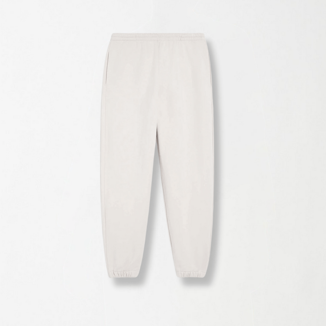 Off White Unisex Sweatpants - French Terry (Summer - Friendly) XS - Premium Unisex Sweatpants | LEKSI Pakistan