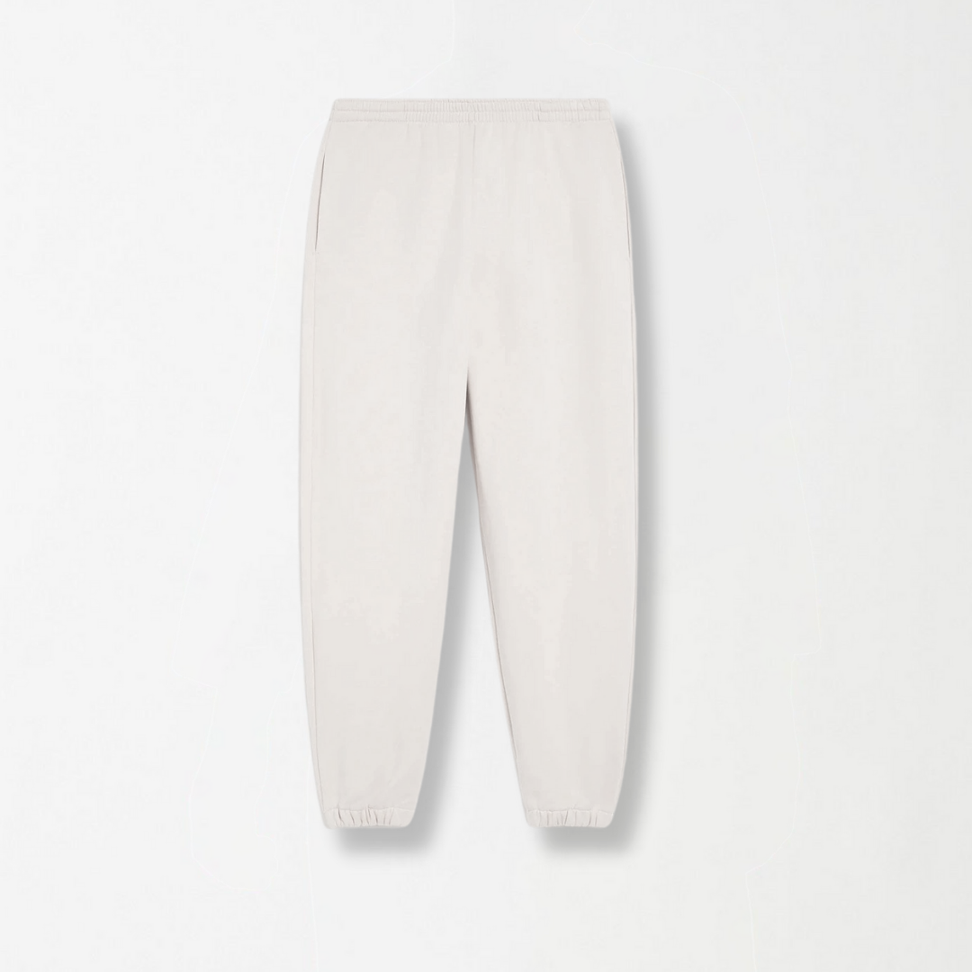 Off White Unisex Sweatpants - French Terry (Summer-Friendly) – LEKSI