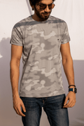 Silver Camo T-Shirt S - Premium Unisex | LEKSI Pakistan