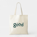 The Good Life - White Cotton Tote Bag - Premium Unisex | LEKSI Pakistan
