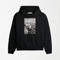 The Scream - Black Graphic Hoodie XS - Premium Unisex | LEKSI Pakistan