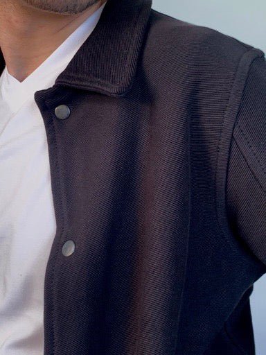 Twill Terry Black Jacket S - Premium Unisex | LEKSI Pakistan