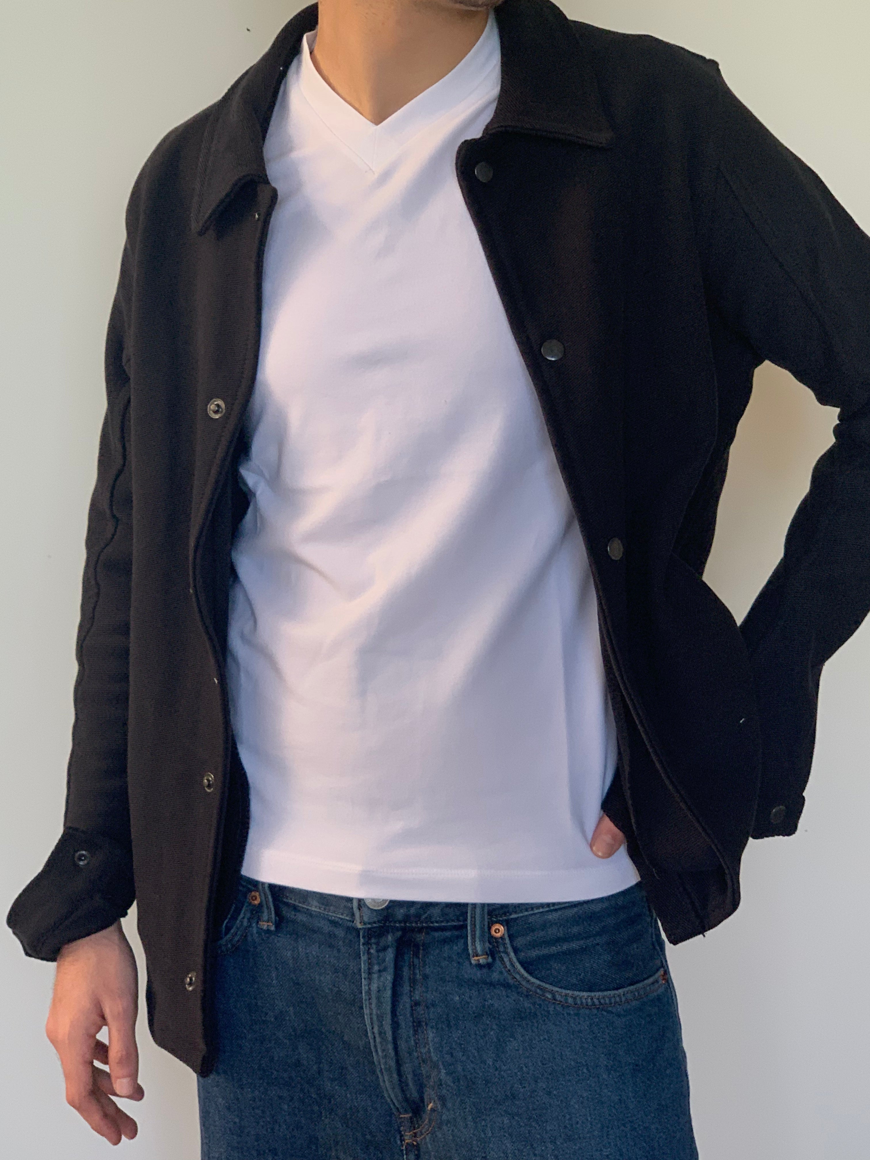 Twill Terry Black Jacket S - Premium Unisex | LEKSI Pakistan